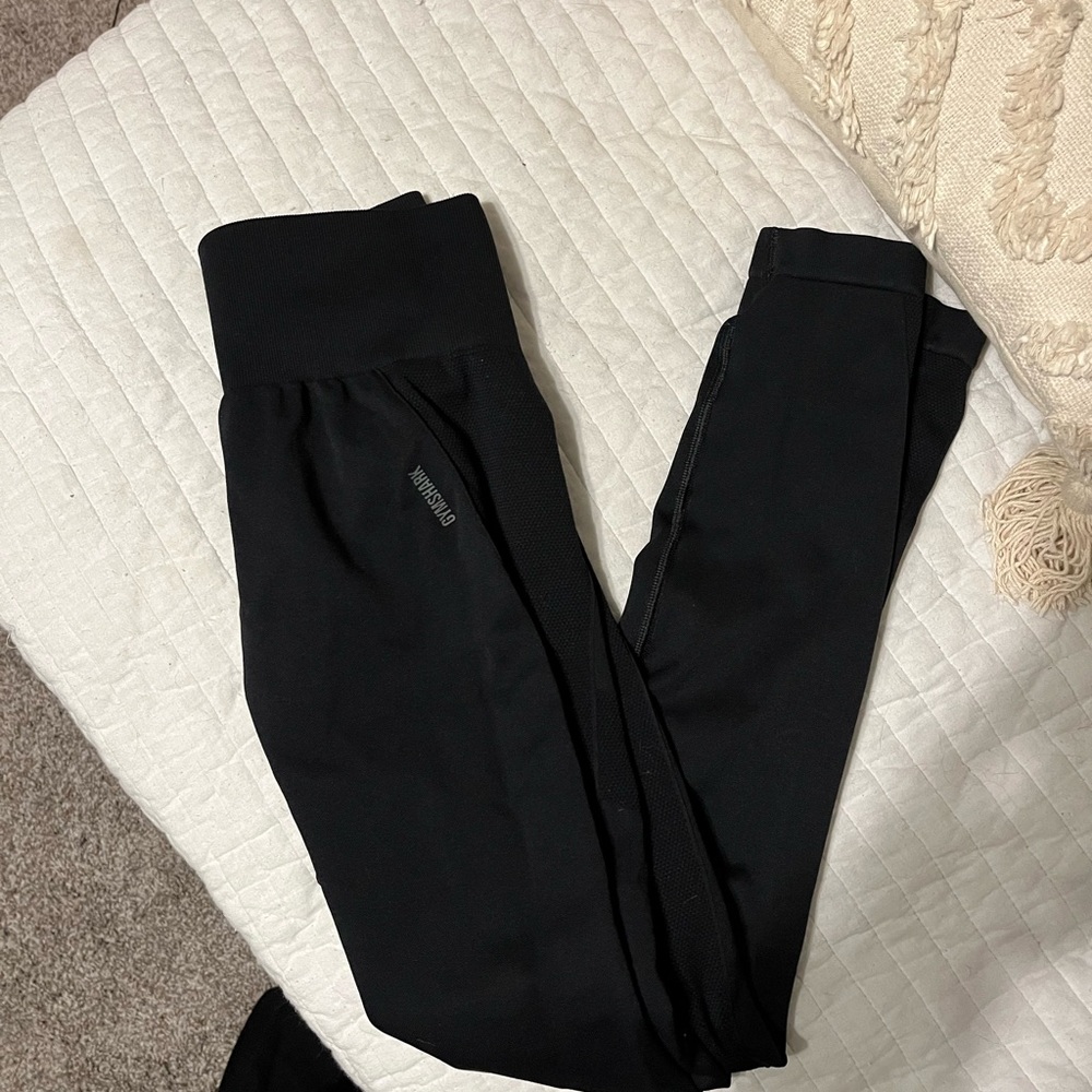 Gymshark Flex High Waisted Leggings - Black/Charcoal